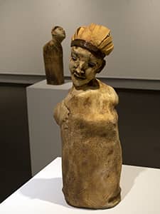 a sculpture of a person
