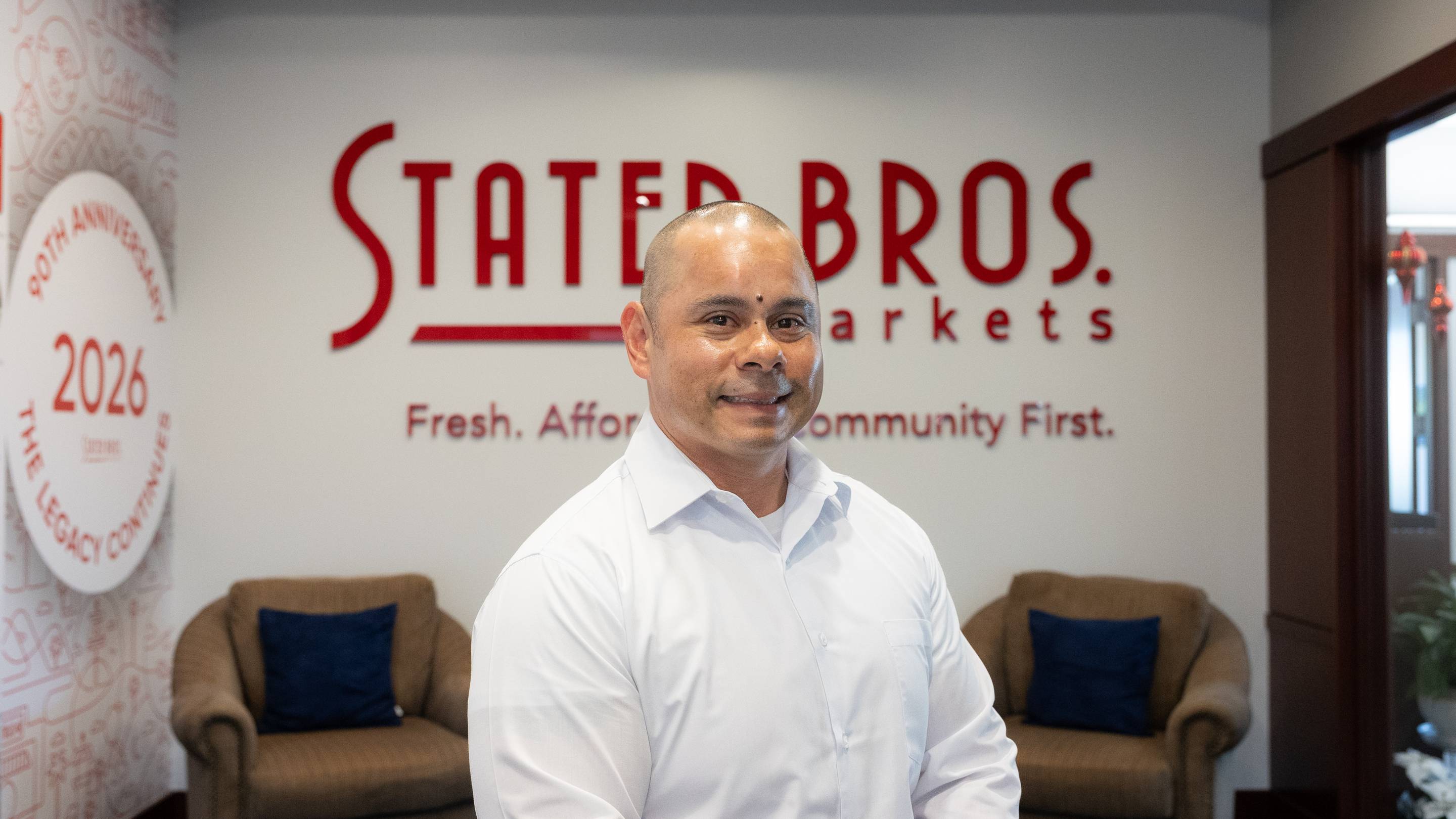 a person in a white shirt