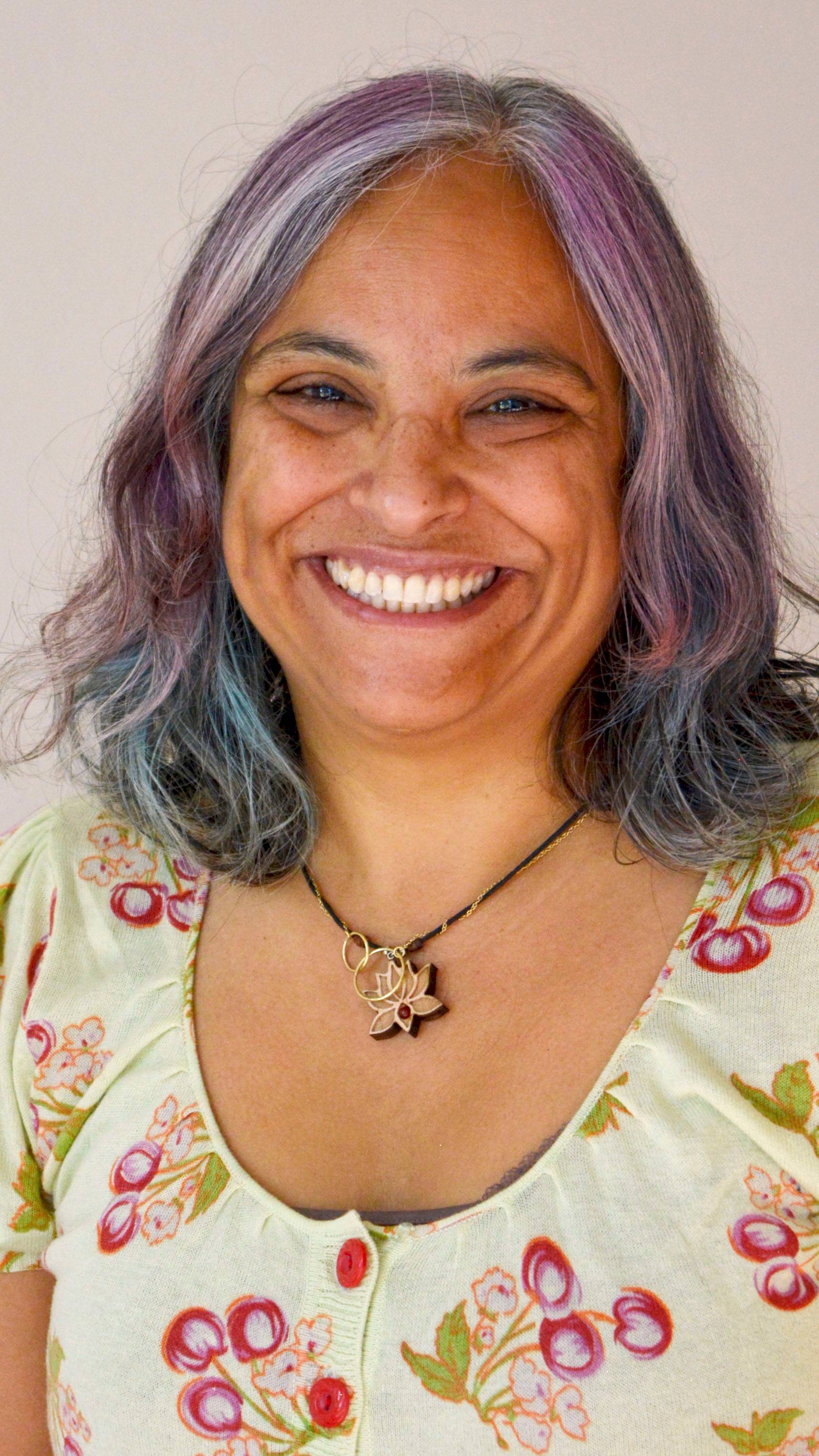 a person smiling at camera