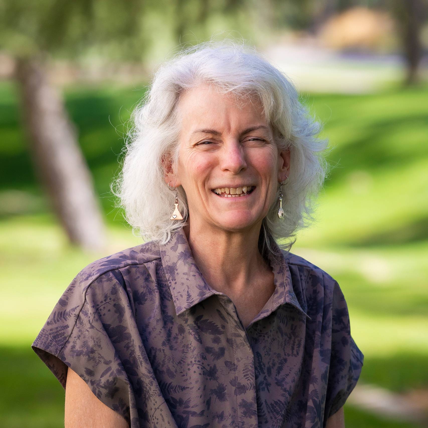 a person smiling at camera