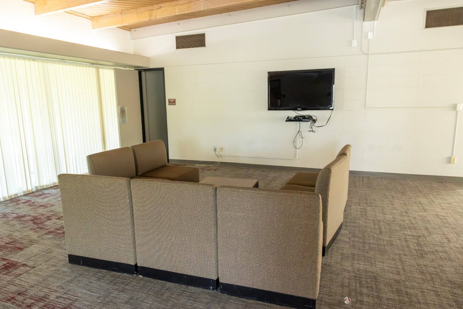 a couches in a room