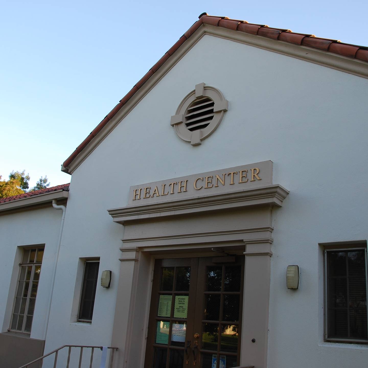 a building with a sign on the front