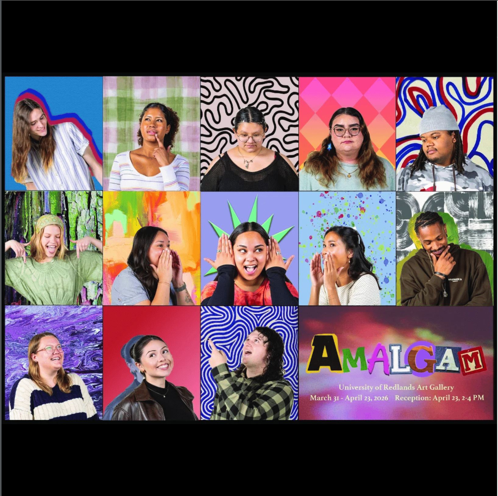 a collage of people with different expressions