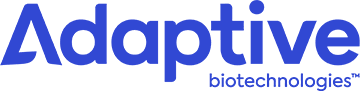 blue letters on a white background