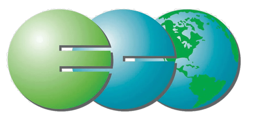 a group of blue and green circles with a black background