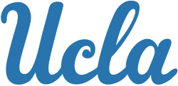 a blue text on a black background