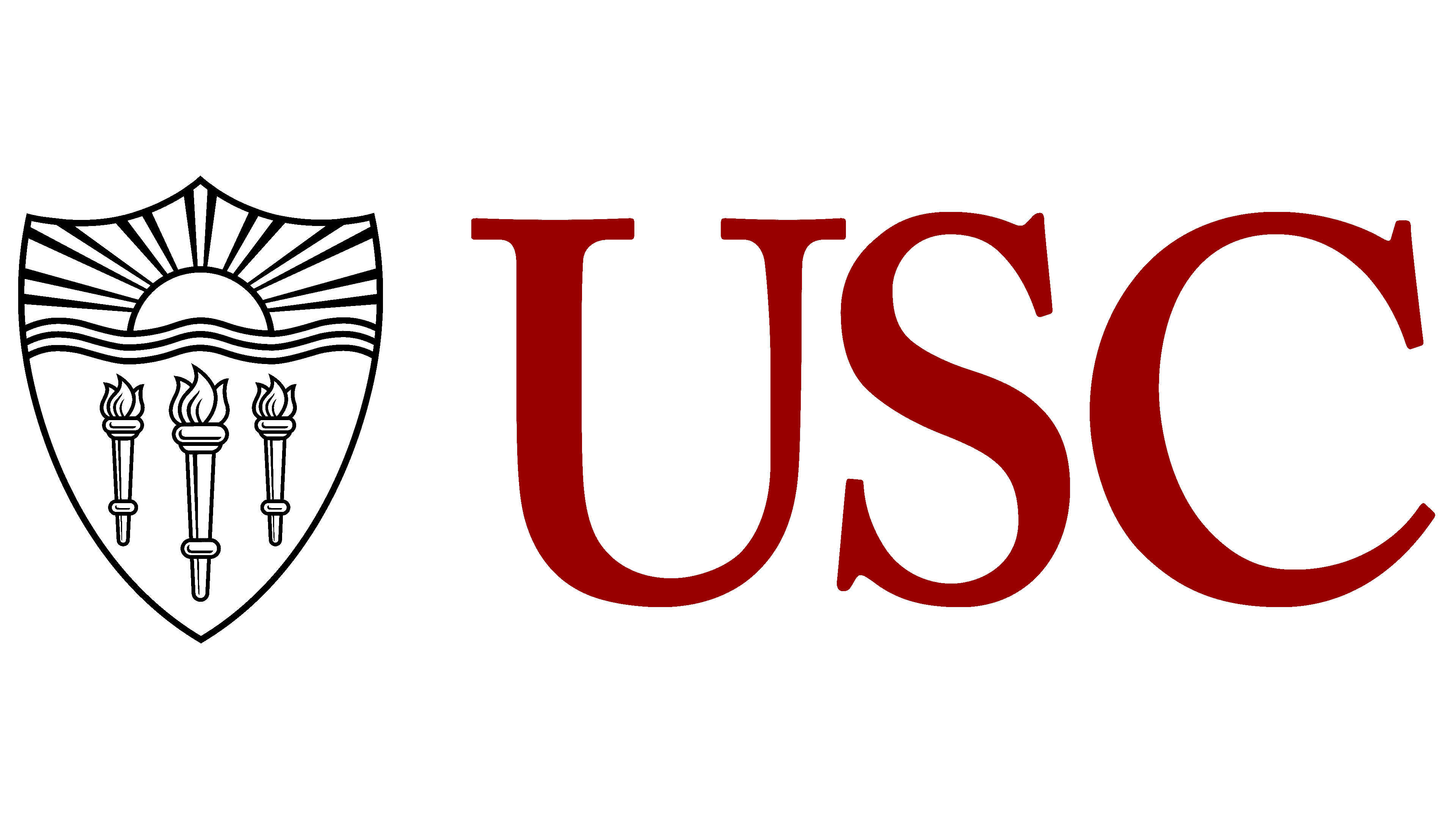 a red text on a black background