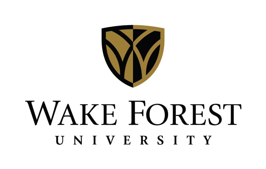 a black and gold logo