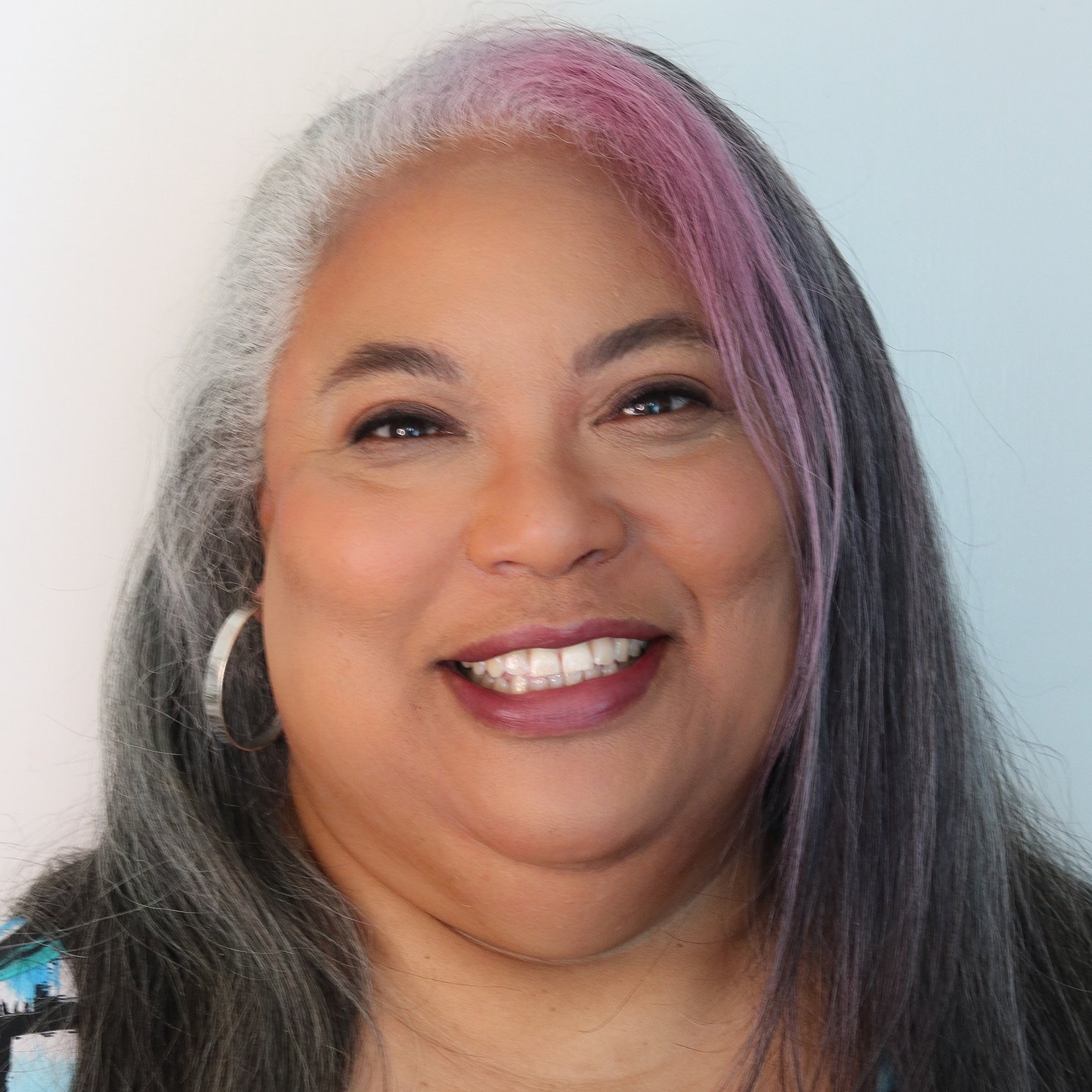 a person smiling for a picture