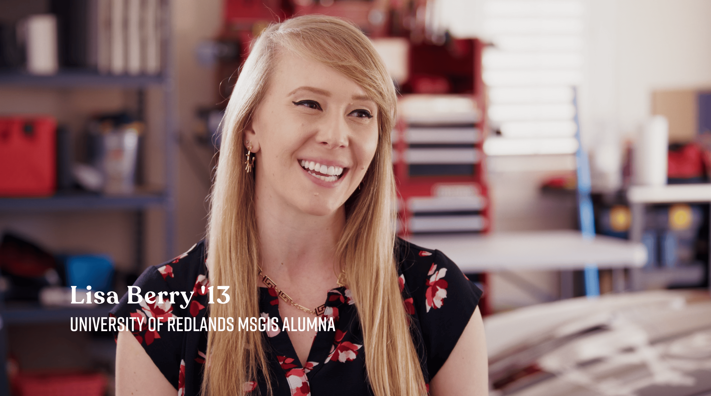 a woman smiling with blonde hair