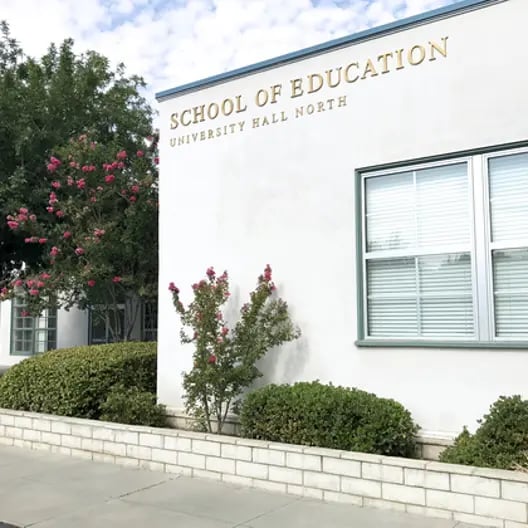 a building with a sign on it