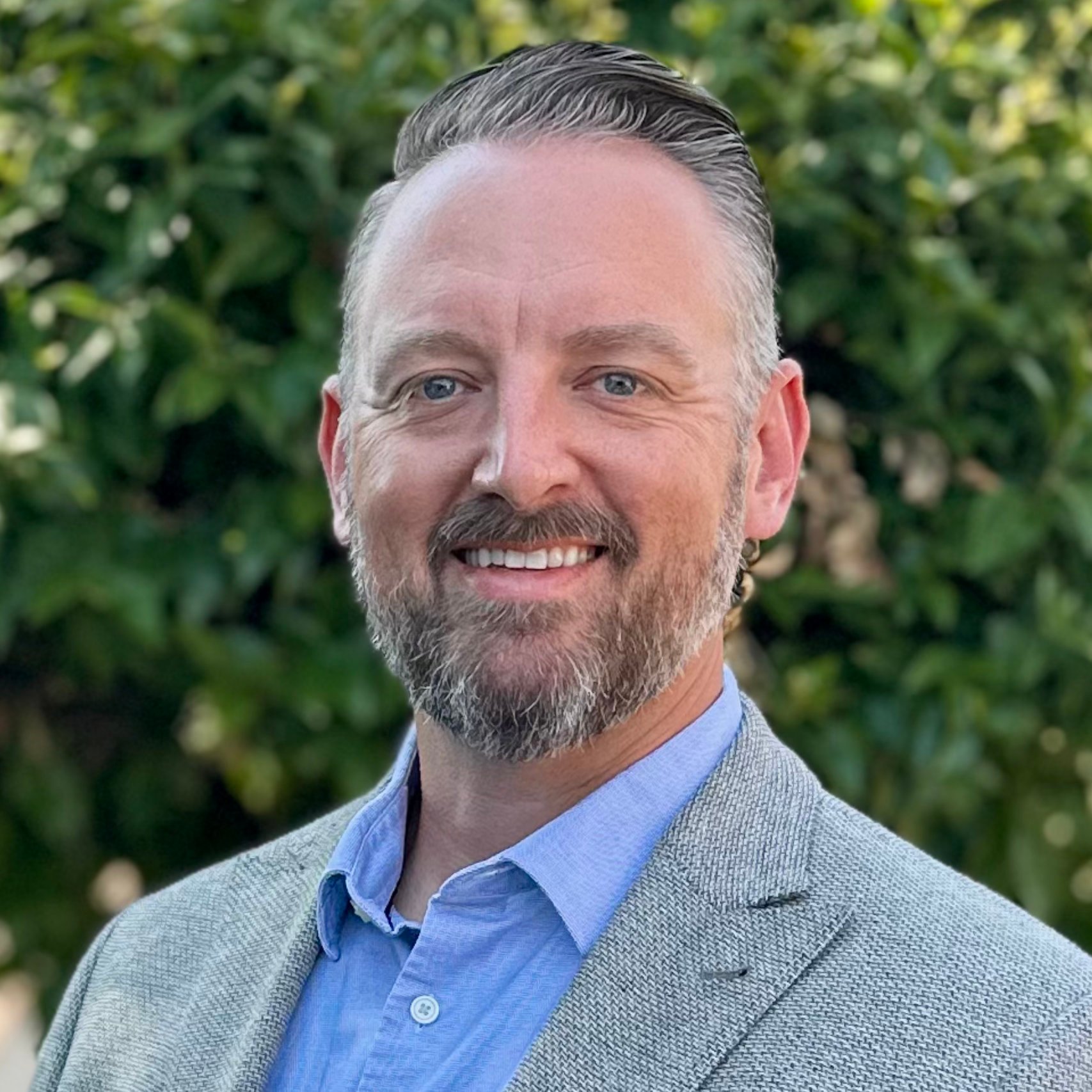 a person smiling for a picture