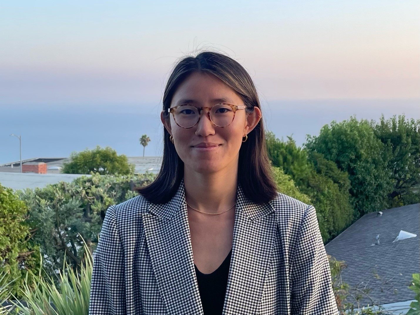 a person smiling at camera