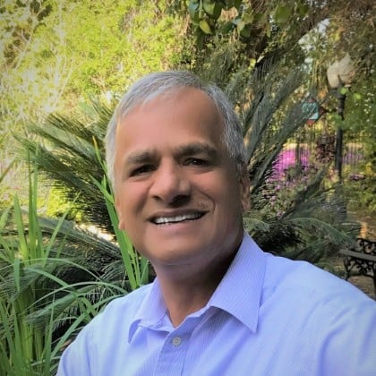 a person smiling for a selfie