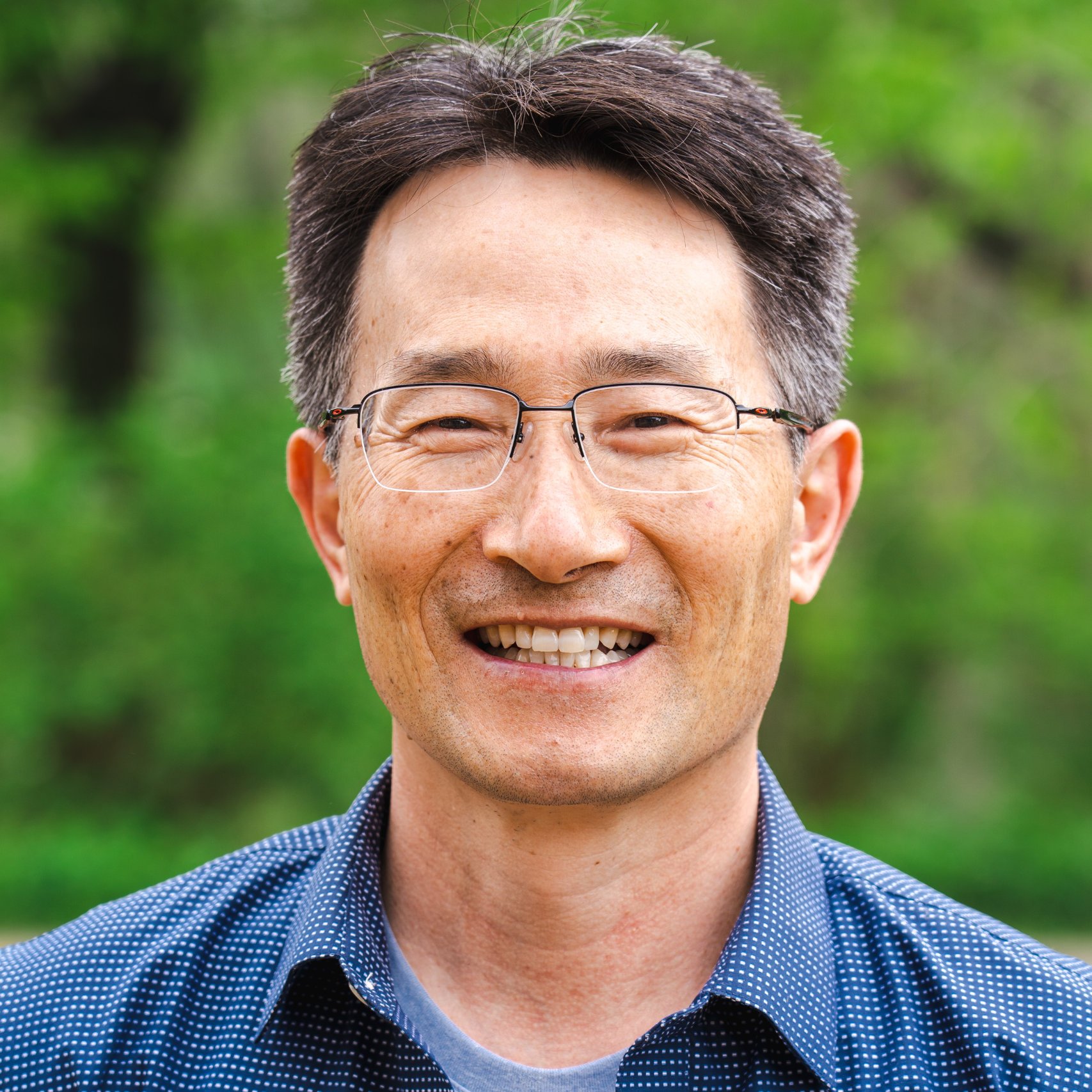 a person smiling for a picture