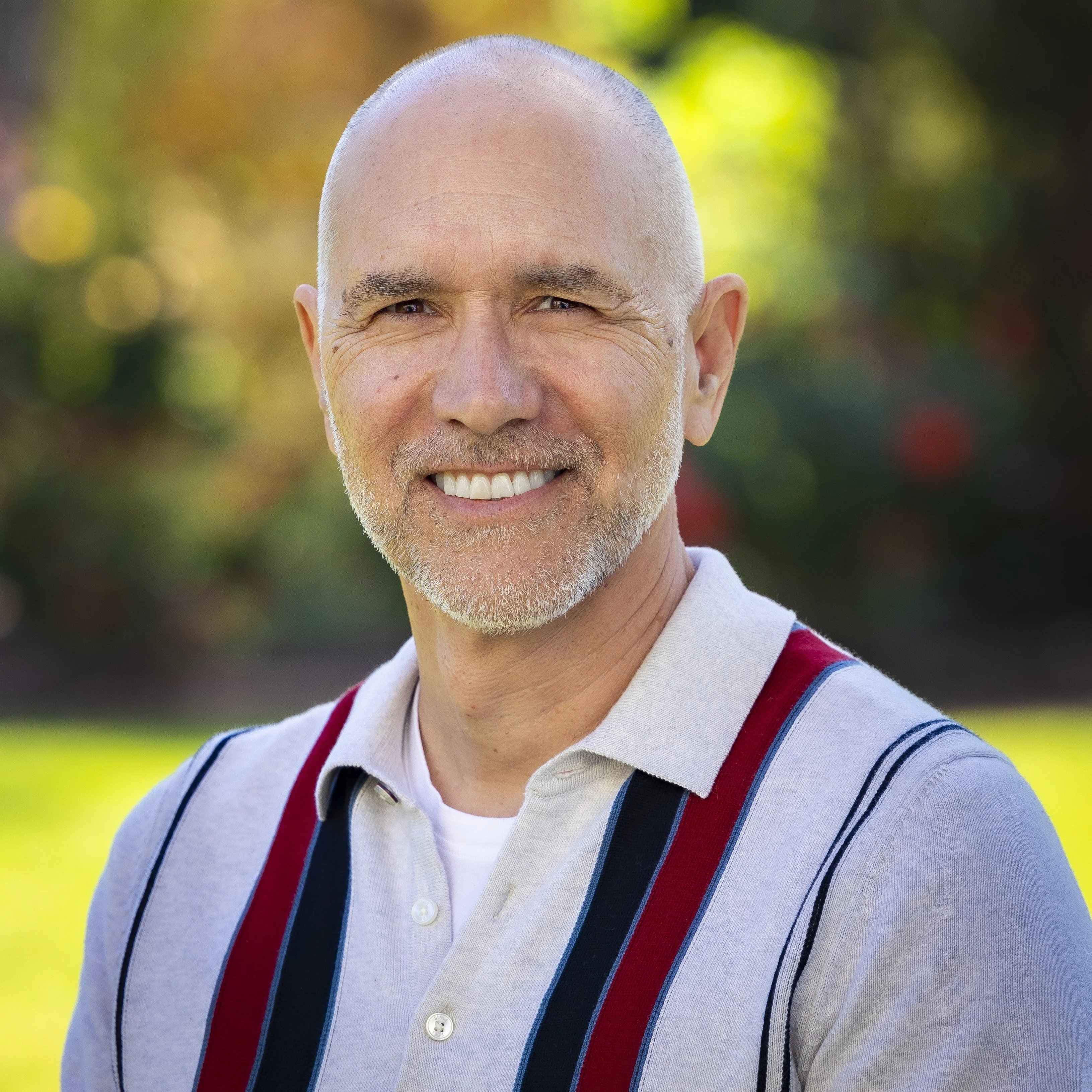 a person smiling for the camera