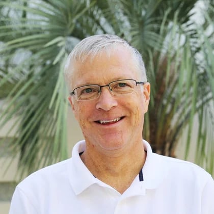 a person in a white shirt