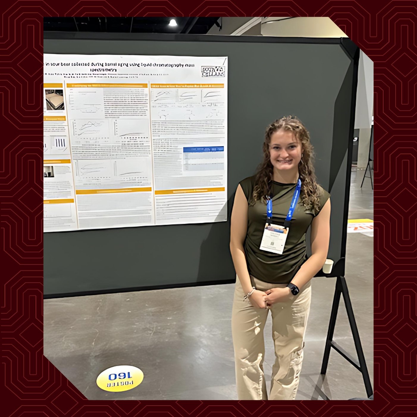 a person standing in front of a board