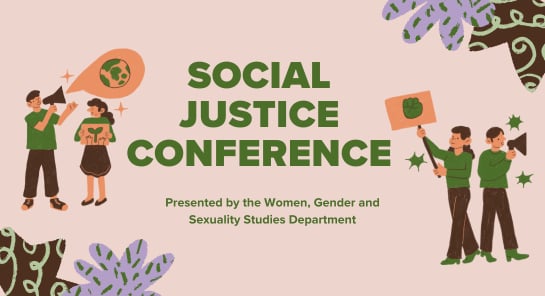 a poster with text and images of women holding signs