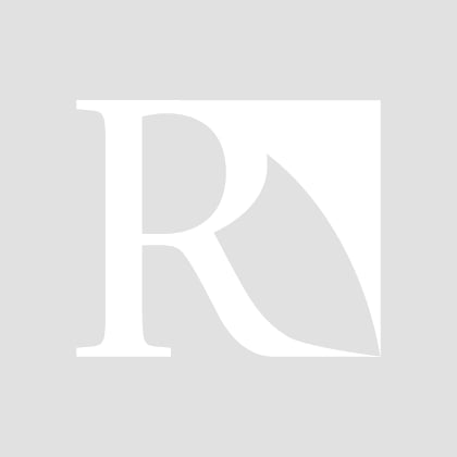 a white logo with a black and white letter