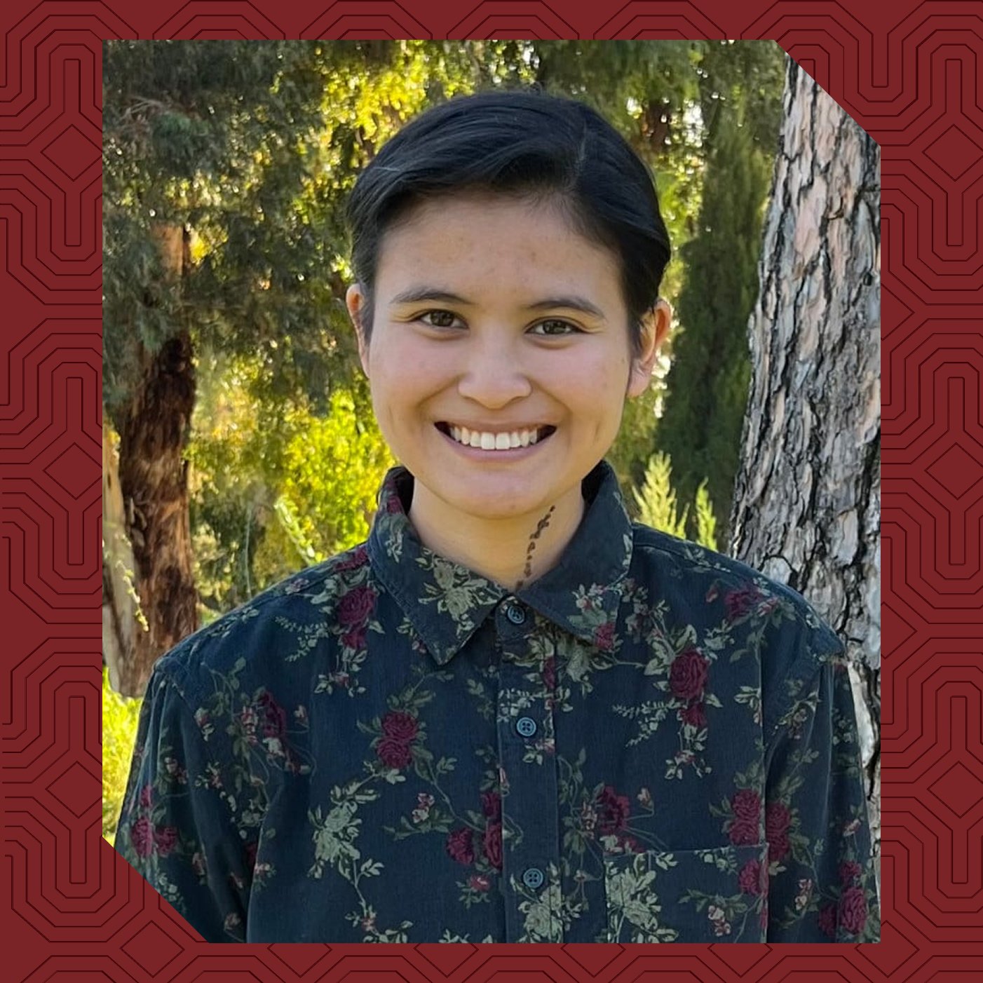 a person smiling for a picture