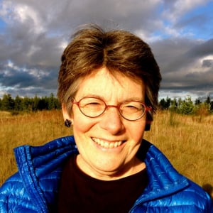 a woman smiling at the camera