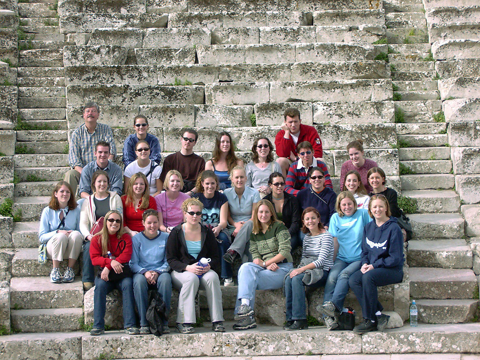 a group of people posing for a photo