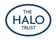 a blue oval with text