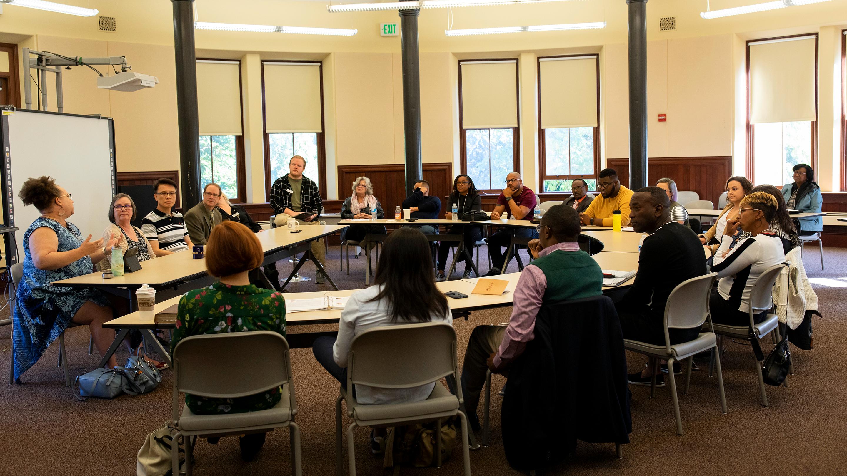 Media masthead - Theological seminary class