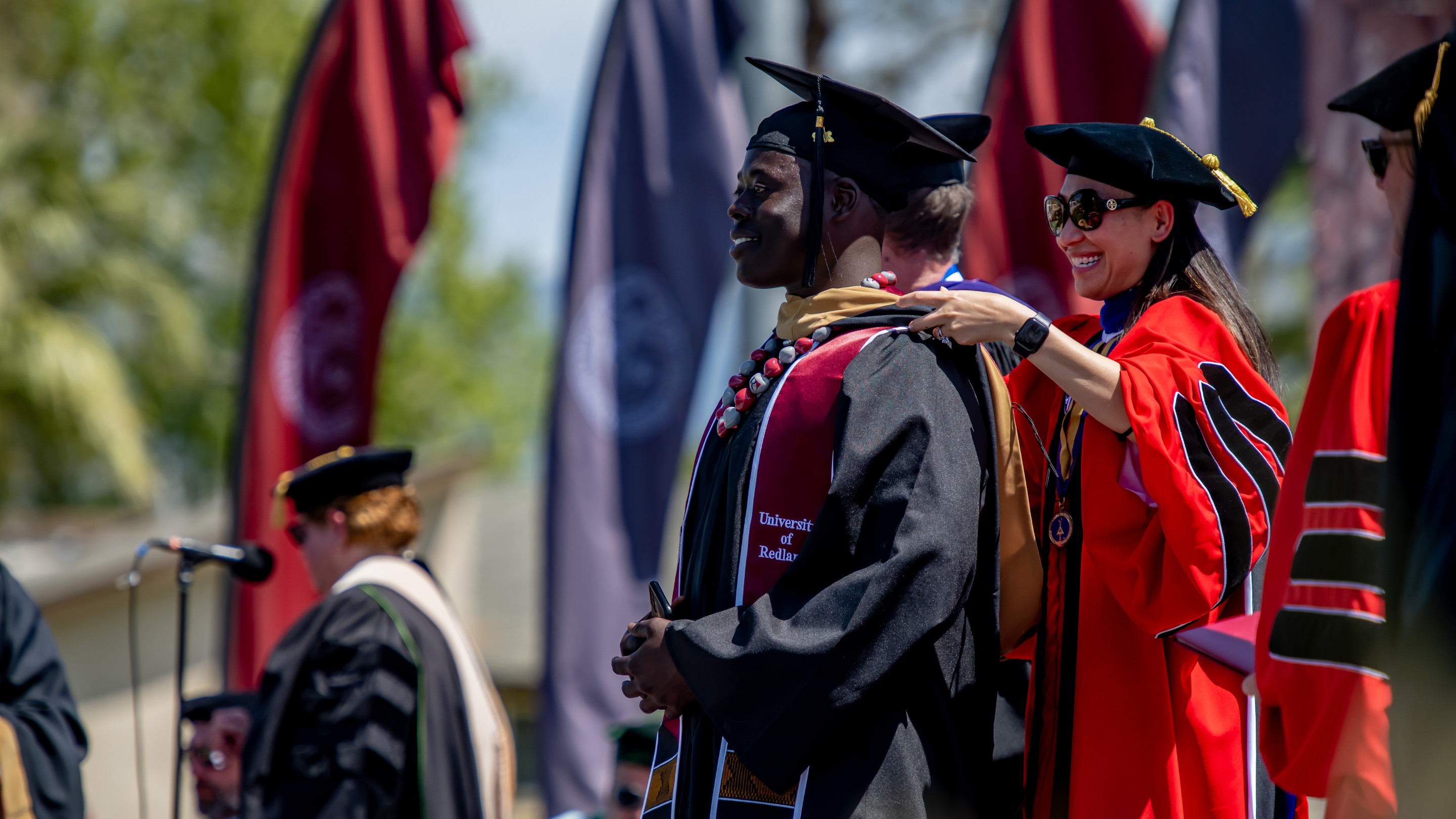 Alieu Corr MBA hooding