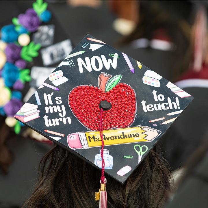 Mutiple media - Teaching and learning graduation cap